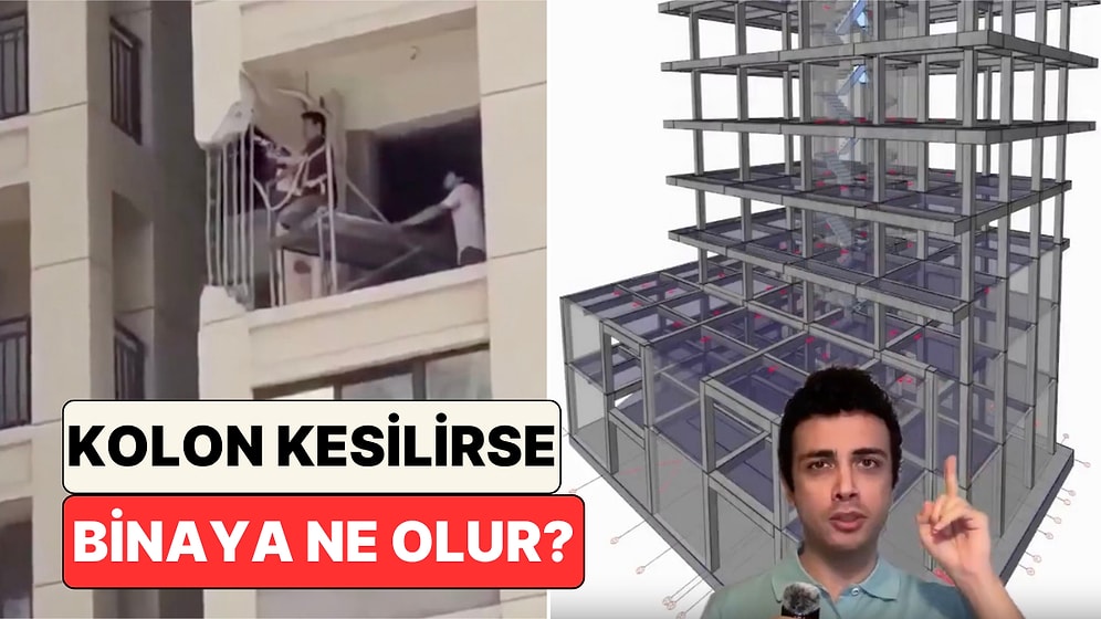 Kolon Kesilirse Binalara Ne Olur? İnşaat Mühendisi Kutay Demirel Tehlikeli Yük Değişimini Anlattı