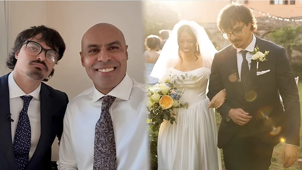 Mert Nobre ile Priscila Nobre çiftinin oğulları Nicolas, sevgilisi Sarah ile İtalya’da dünyaevine girdi.