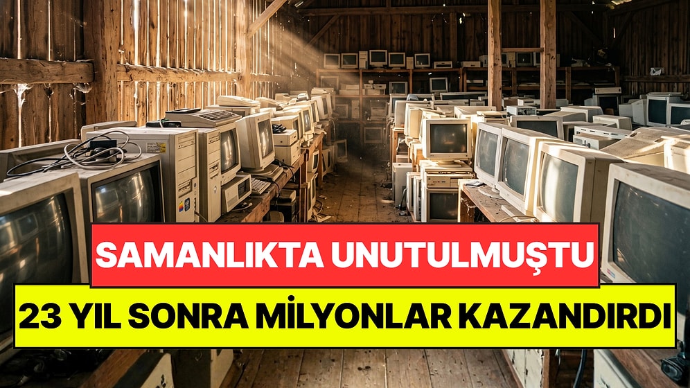 23 Yıl Önce Samanlıkta Unuttuğu 2 Bin Adet Bilgisayar Milyonlar Kazandırdı
