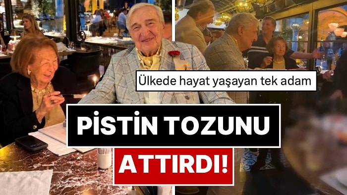 95 Yaşındaki Rahmi Koç, 98 Yaşındaki Ablasının Doğum Gününde Piste Çıktı!