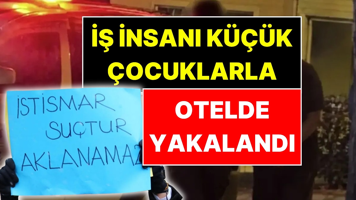 Çanakkale'de İş İnsanı 15 Yaşındaki Çocuklarla Basıldı!