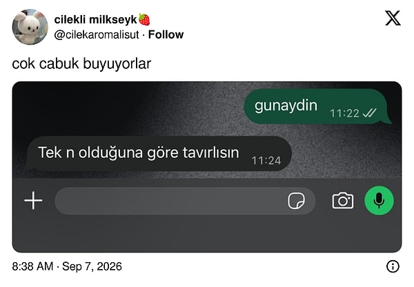 Zamanla olacak!