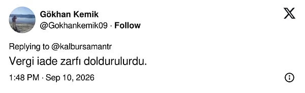 Bir de her yıl doldurulan o zarf vardı.