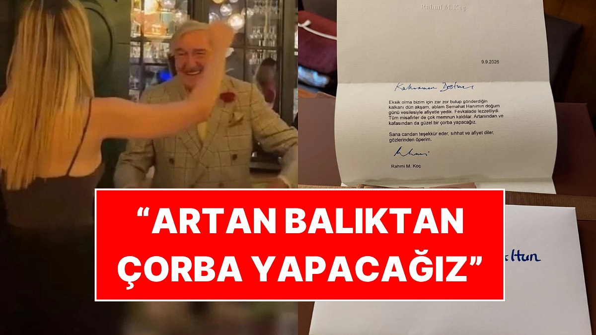 Rahmi Koç'un Artan Balıktan Çorba Yapılacağını Söylemesi Gündem Oldu