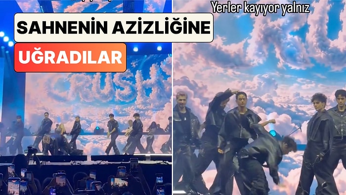 CRUSH Grubu İlk Konserinde Kaygan Zemin Nedeniyle Zor Anlar Yaşadı