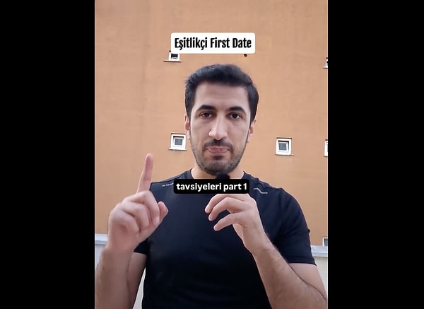 Eşitlikçi bir ilişkide ilk buluşma her iki taraf için de rahat, baskısız ve samimi olmalı.