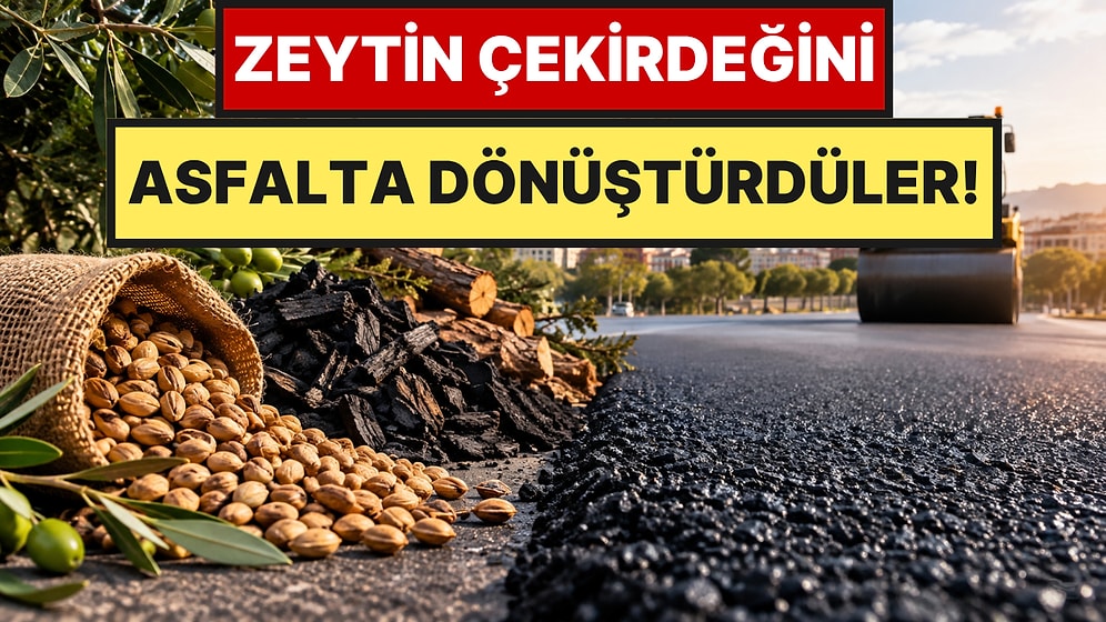 Şehir Yollarında Yeni Dönem: Zeytin Çekirdekleri Artık Yollarda Kullanılacak