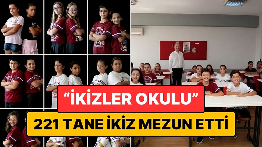 Bugüne Kadar 212 İkiz Mezun Etti: İzmir'deki Okulda İkiz Sayısı Bu Kez 26'ya Çıktı