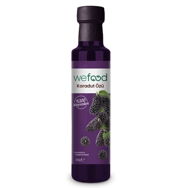 Wefood soğuk sıkım karadut özü sepette %45 indirimle 545,00 TL yerine net 299,75 TL!