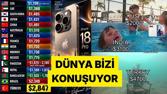 Sosyal Medyada Yabancılar Türkiye'deki iPhone Fiyatına Şaşırdı