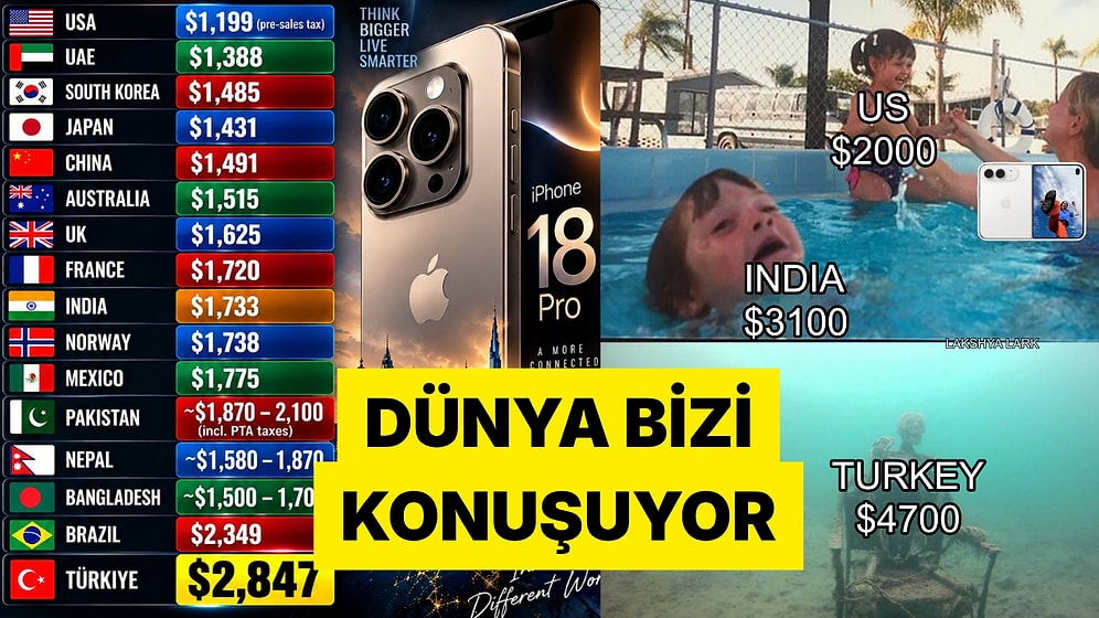 Sosyal Medyada Yabancılar Türkiye'deki iPhone Fiyatına Şaşırdı