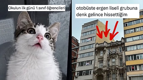 Okulun İlk Gününü Mizahıyla Yorumlayan Kişiler