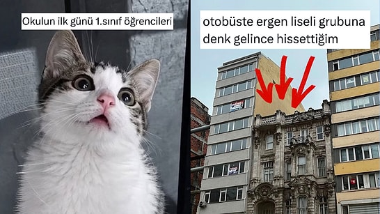 Okulun İlk Gününü Mizahıyla Yorumlayan Kişiler