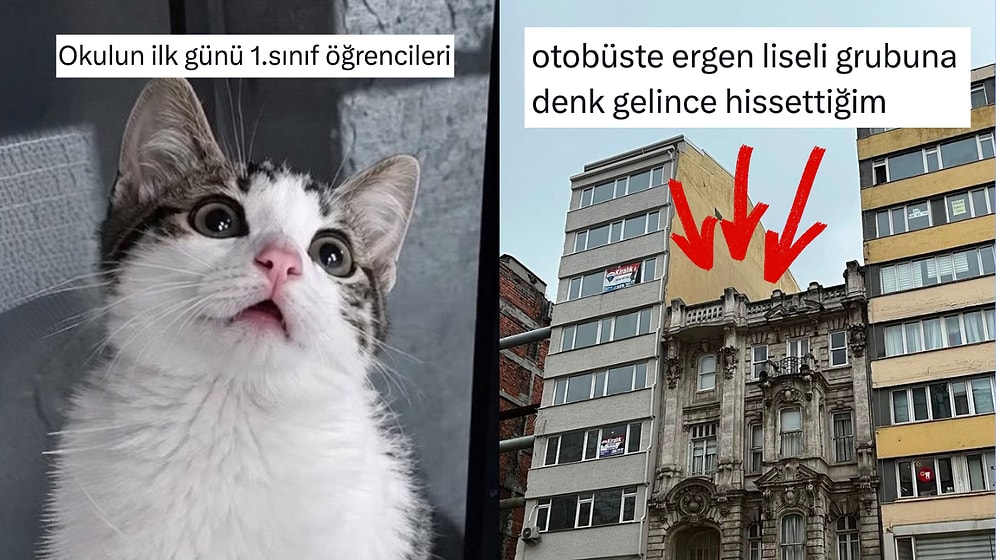 Okulun İlk Gününü Mizahıyla Yorumlayan Kişiler