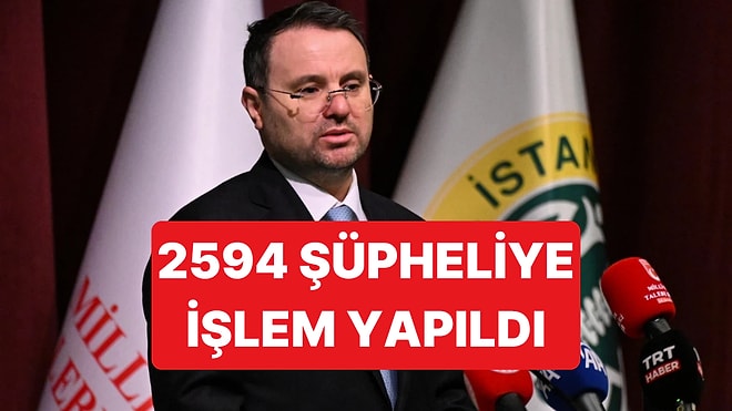 "Sokaklar Güvende" Operasyonlarında 2 Bin 594 Şüpheli Hakkında İşlem Yapıldı