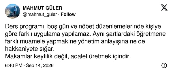 Destek paylaşımları geldi.