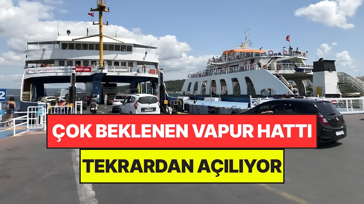 İstanbul'da Çok Beklenen Vapur Hattı Tekrar Açılıyor: Ücretleri Belli Oldu