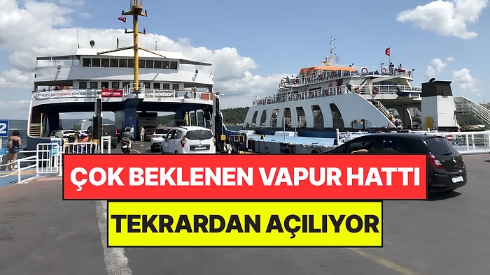 İstanbul'da Çok Beklenen Vapur Hattı Tekrar Açılıyor: Ücretleri Belli Oldu