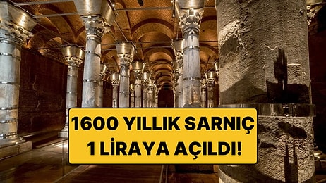 1600 Yıllık Şerefiye Sarnıcı'na Giriş 1 Lira Oldu