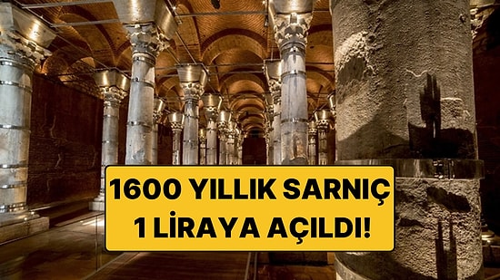 1600 Yıllık Şerefiye Sarnıcı'na Giriş 1 Lira Oldu