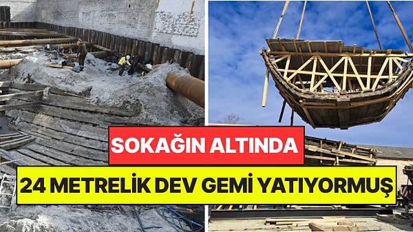 Sokağın Altında 650 Yıllık Dev Gemi Yatıyormuş