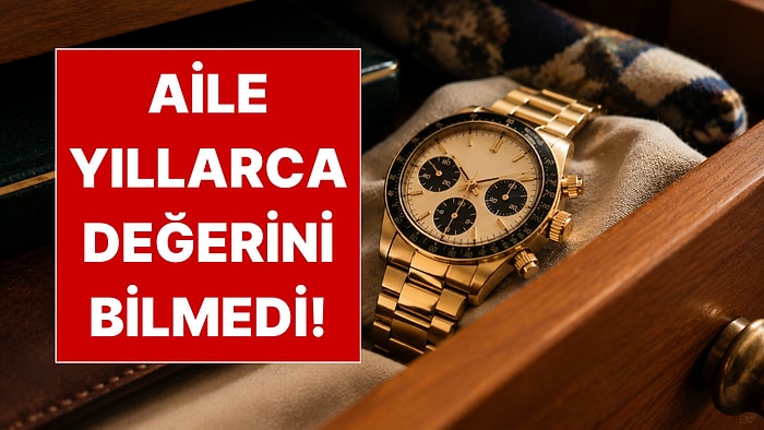 Kimse Değerini Bilmiyordu: 45 Yıl Çekmecede Kalan Saat Servet Etti