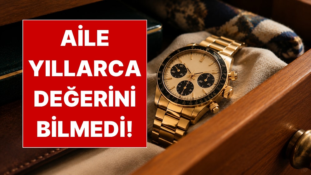 Kimse Değerini Bilmiyordu: 45 Yıl Çekmecede Kalan Saat Servet Etti