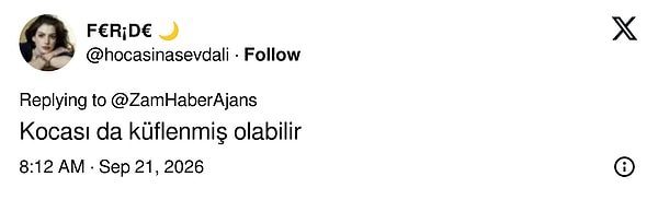 Bir takipçi kocanın da küflenmiş olabileceğini yazdı