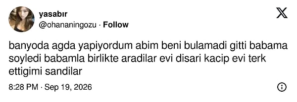 Banyoda ağda yaparken bulunamayınca evi terk ettiği sanılmış, baba-oğul aramaya çıkmış.