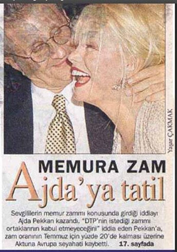 Hatta Yıldırım Aktuna, Ajda Pekkan'ı izlemek için gazinoya gidiyor; Süperstar da sevgilisinden bahsederken "O benim uğurum" diyordu!