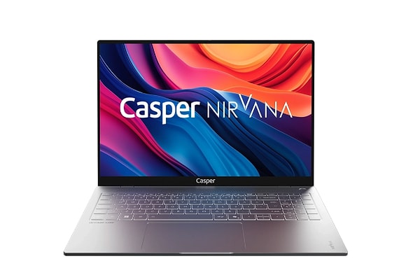 Casper Nirvana S100, 1,8 kg ağırlığı ve 18,3 mm'lik alüminyum kasasıyla çantaya girip her yere gelen ince-hafif bir laptop.