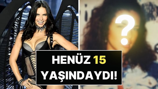 Arkadaşına Eşlik Ederken Keşfedilmişti: Adriana Lima'nın 15 Yaşındaki Hali Ortaya Çıktı!