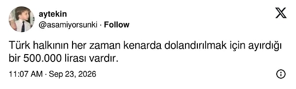 Bir kullanıcı fon krizini tek cümlede özetledi