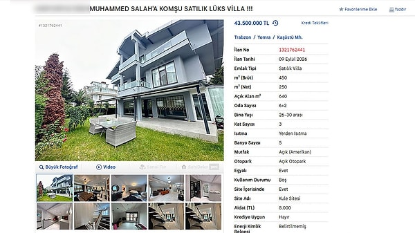 Salah'ın adı Trabzon'da ilk kez kullanılmıyor.