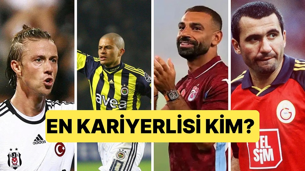 Yapay Zekaya Göre Süper Lig'de Forma Giymiş En Kariyerli 10 Futbolcu Kim?
