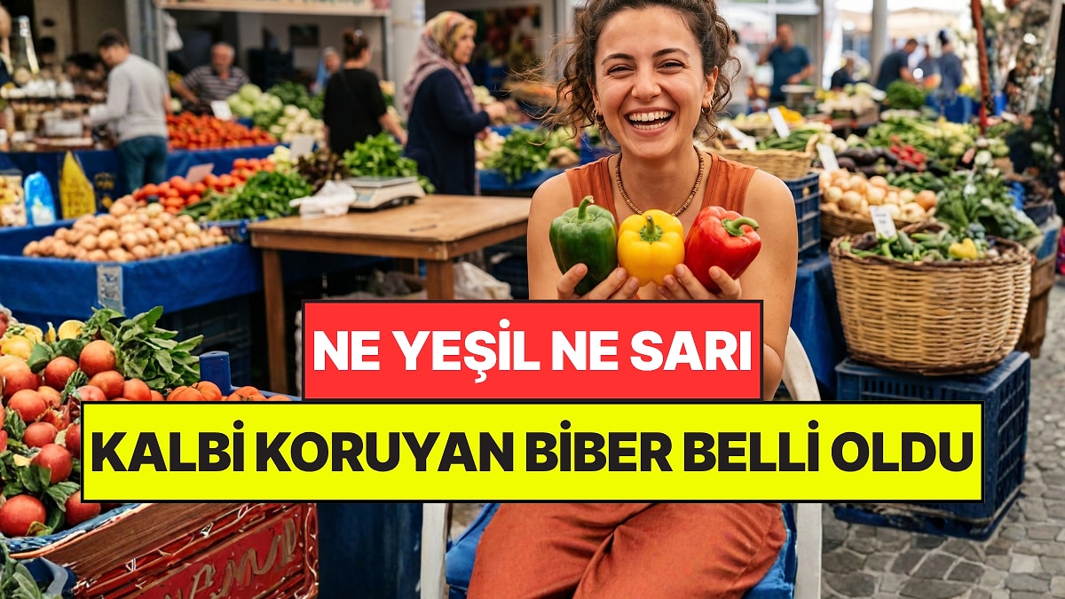 Ne Yeşil Ne Sarı: Kalbi ve Mideyi Koruyan En Sağlıklı Biber Belli Oldu