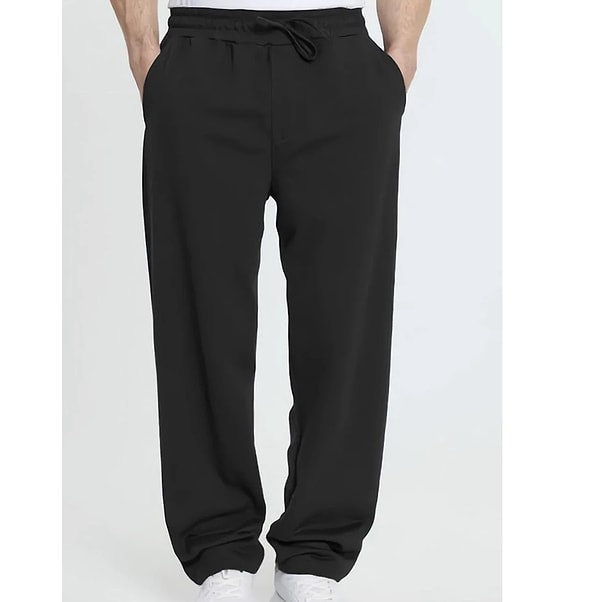 Tudors pamuklu baggy fit beli bağcıklı siyah eşofman altı sepete özel 924,97 TL yerine net 508,73 TL!
