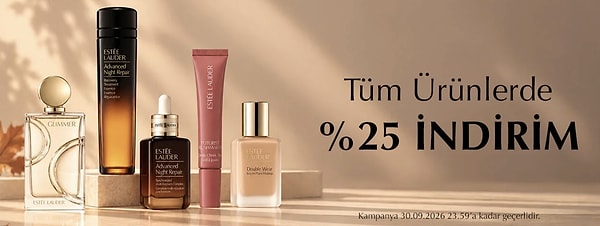 Estée Lauder'da ESTEE10 koduyla indirimlere ek %10 ve Advanced Night Repair hediye!