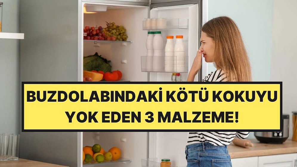 Buzdolabındaki Kötü Kokuyu 10 Dakikada Bitiriyor: 3 Malzeme Yetiyor