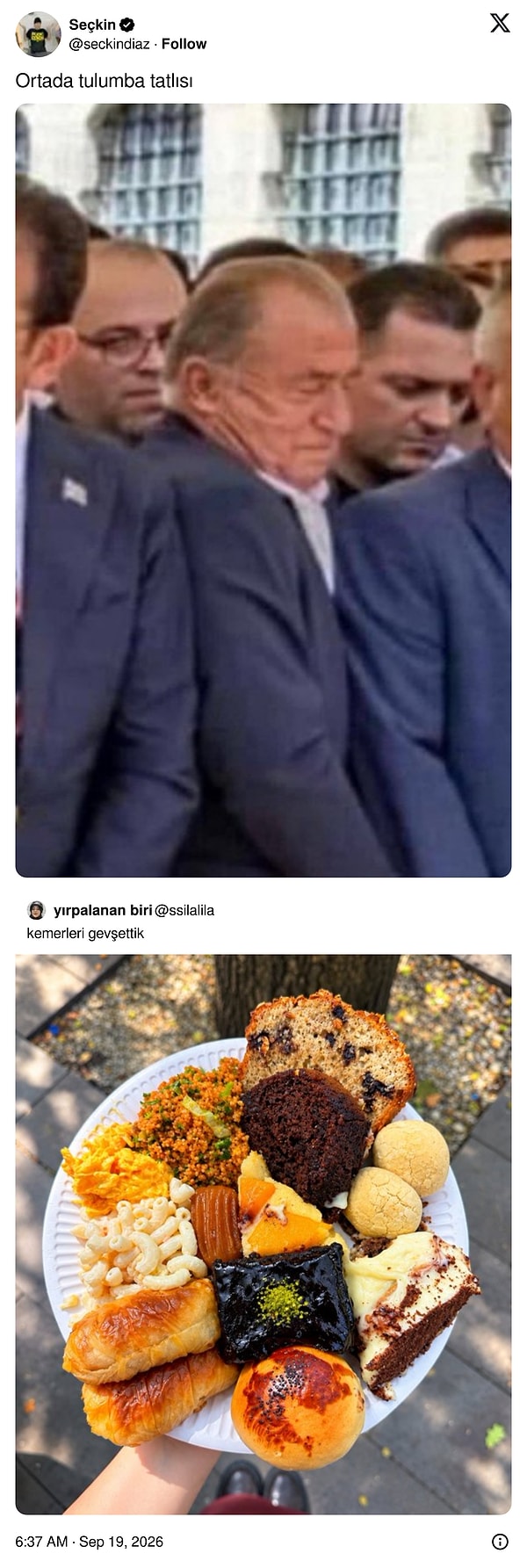 Tabaktaki düzen bir yerden tanıdık geldi.