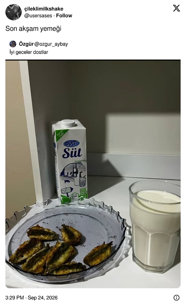 Hamsinin yanına bir bardak süt, vasiyetler hazır mı?