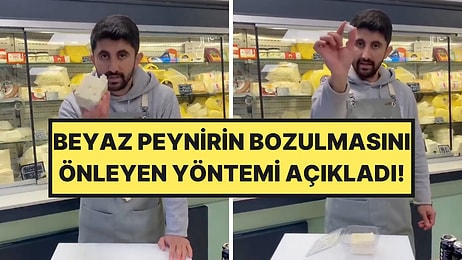 Esnaf Beyaz Peyniri Uzun Süre Saklamanın Sırrını Verdi