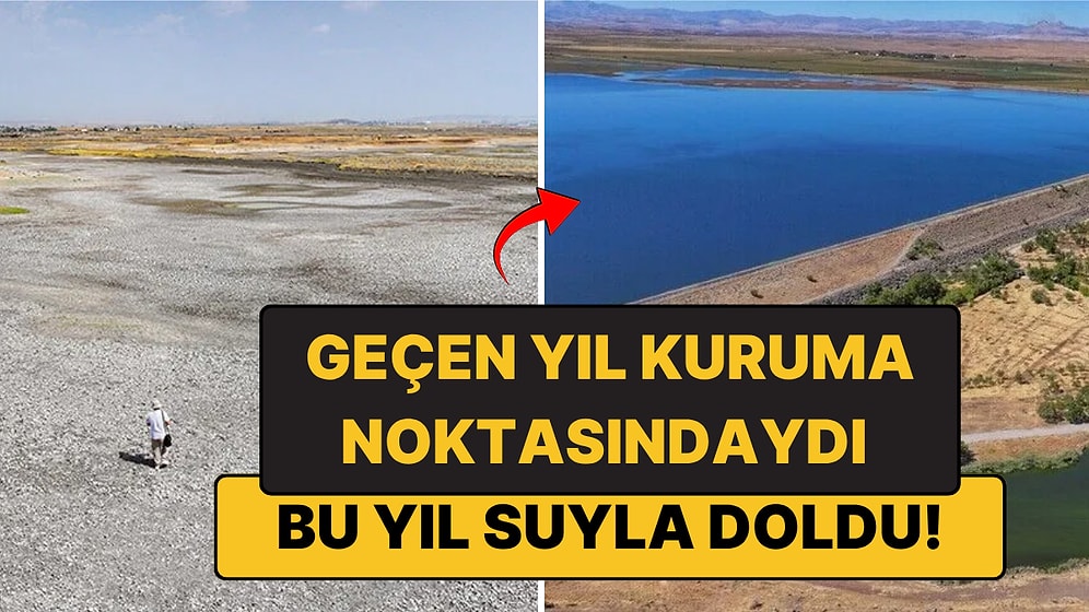 Geçen Yıl Kuruyordu, Bu Yıl Taştı: Diyarbakır'daki Baraj Gölünün İnanılmaz Değişimi
