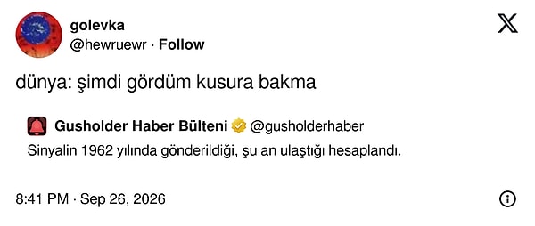 Dünyaymışız.