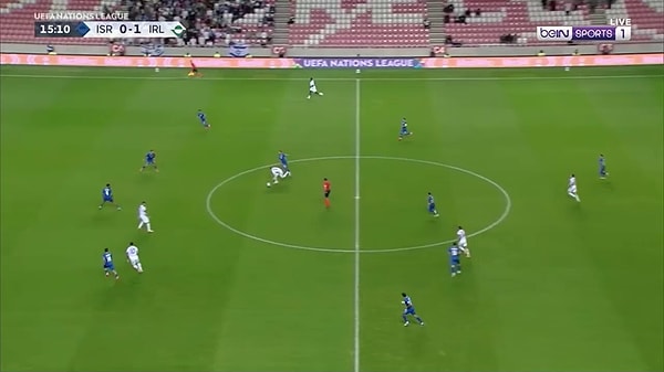 İrlanda İsrail'i 3-0 yendi.