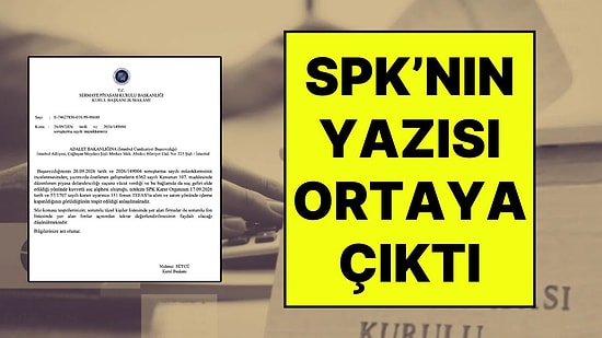 Fon Soruşturmasında, SPK’nın Başsavcılığa Gönderdiği Yazı Ortaya Çıktı