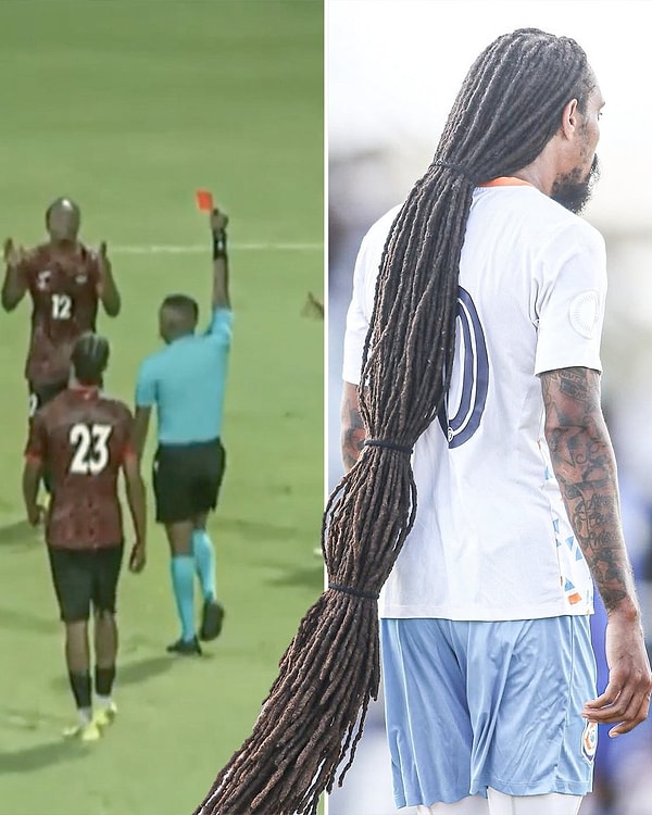 Uzatma dakikalarında Shalon Knight da aynı hatayı yaptı, Antigua ve Barbuda maçı 9 kişi bitirdi