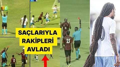 Ayağına Uzanan Saçları İki Kırmızı Kart Getirdi: İki Rakibi de Oyundan Atıldı