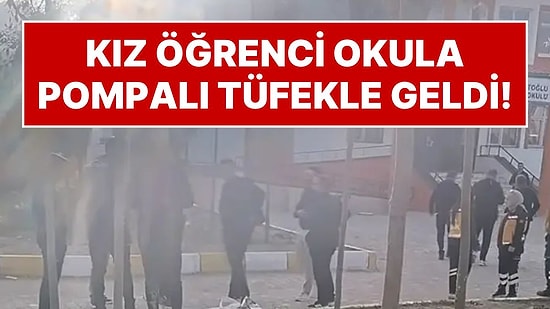 Van'da 7. Sınıftaki Kız Öğrenci Okula Pompalı Tüfekle Geldi: Silahı Öğretmen ve Veliler Aldı