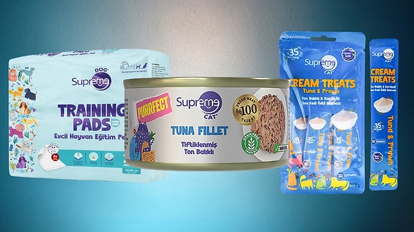 Supreme Cat & Dog ürünlerinde 300 TL’ye sepette 50 TL indirim!